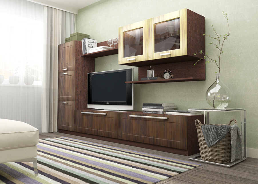 Modular system of living rooms 