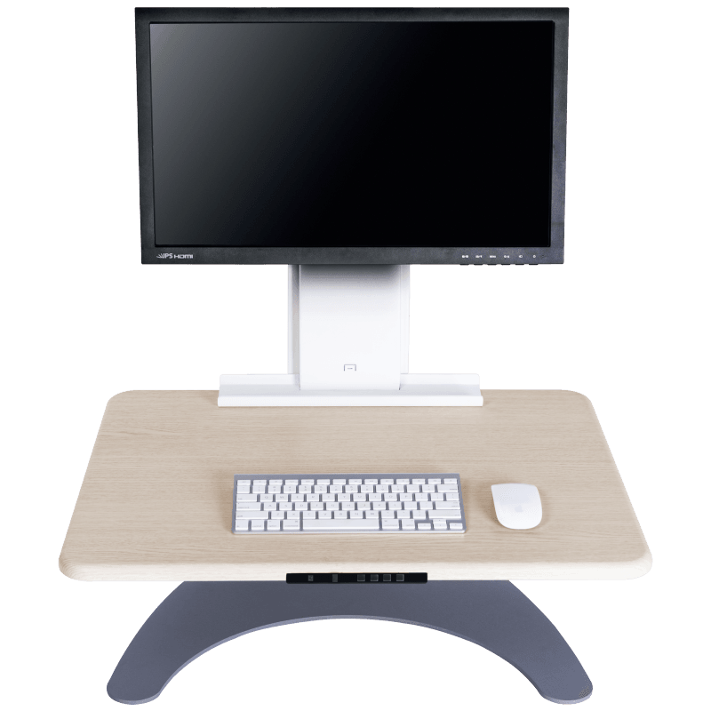 Single monitor standing desk