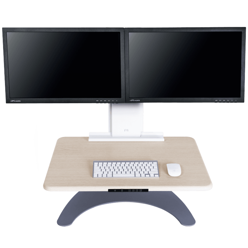 Dual monitor standing desk