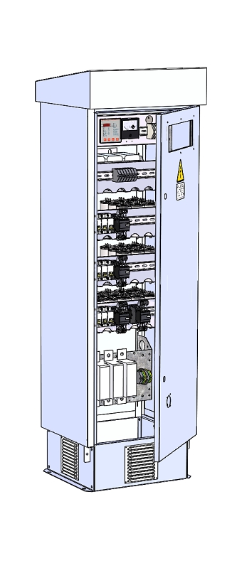 Регулируемые автоматические конденсаторные установки с фильтрами высших гармоник 0,4 кВ и 0,69 кВ наружного исполнения