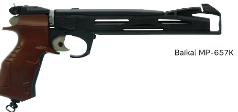 Baikal MP-657К CO2 powered target pellet/BB pistol