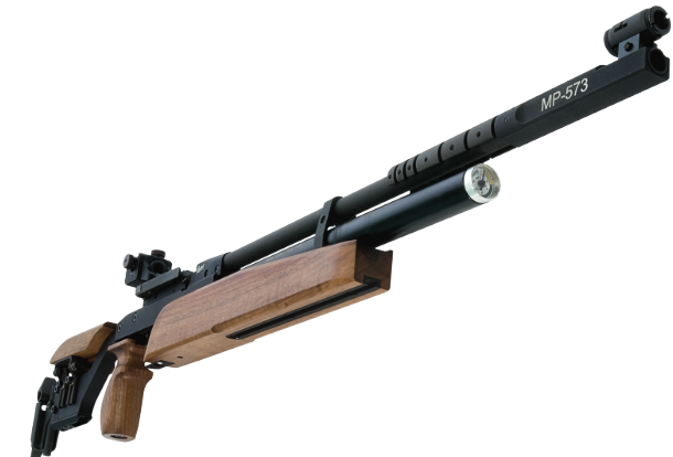 Спортивная пневмобаллонная однозарядная пневматическая винтовка Baikal MP-573