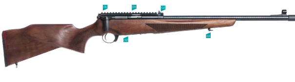 Малокалиберная охотничья винтовка с быстрой ручной перезарядкой Baikal 141 Cоболь