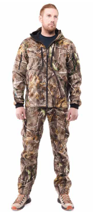 Куртка и брюки из материала RESIST® Softshell для ходовой охоты Байкал JD/PD