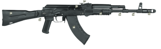 The Kalashnikov TG2 semi-automatic shotgun
