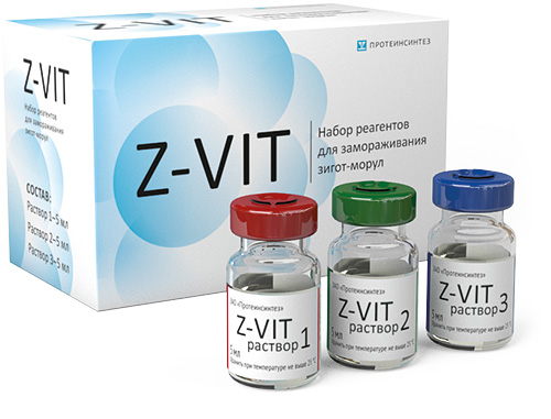 Set of reagents for freezing zygote morula Z-VIT
