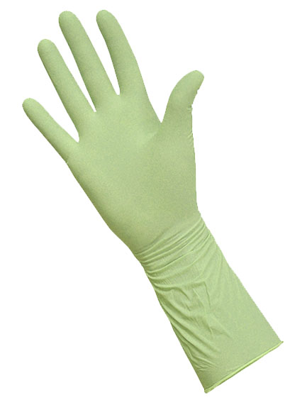 NeoMAX green surgical gloves