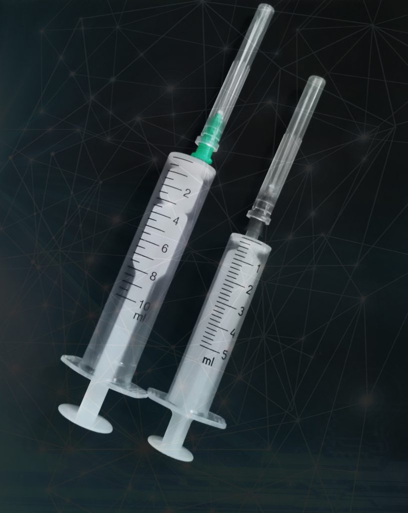 Syringes two-part 