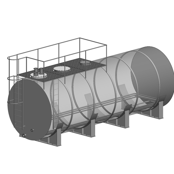 Резервуар горизонтальный стальной (РГС) 
