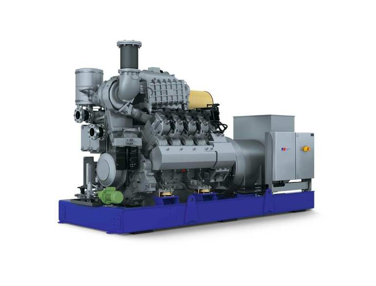 Gas piston power plant GPU MTU 750
