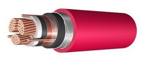 Armored power cable of increased electrical safety KVEmVBbShv