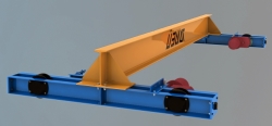 Single girder overhead crane 16 tons - basic electric