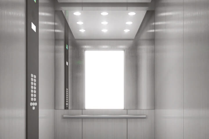 Elevator with machine room METEOR CLASSIC