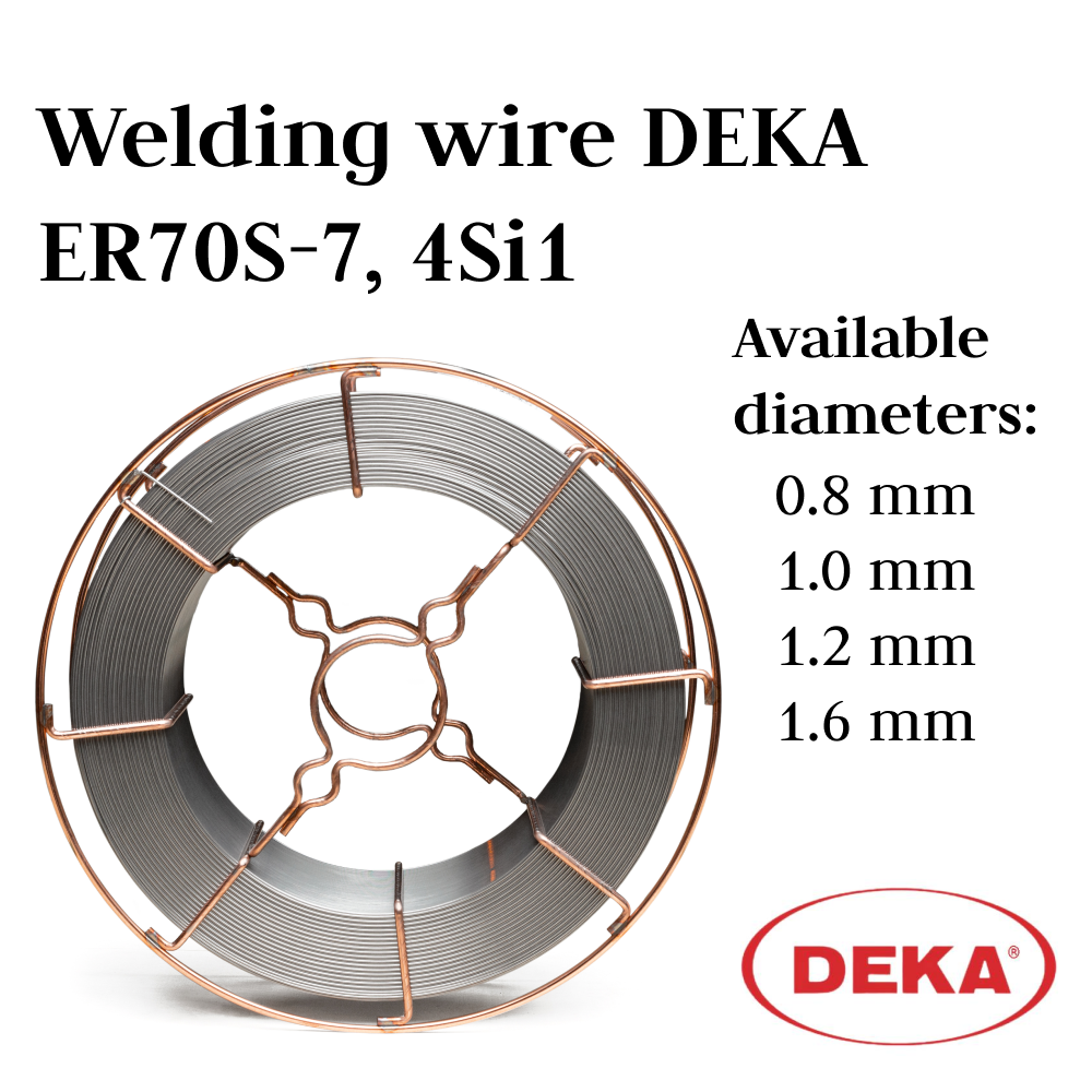 Welding wire DEKA ER70S-7, 4Si1